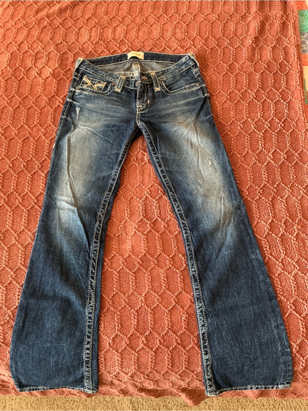 Big Star Women's Dark Blue Flare Jeans